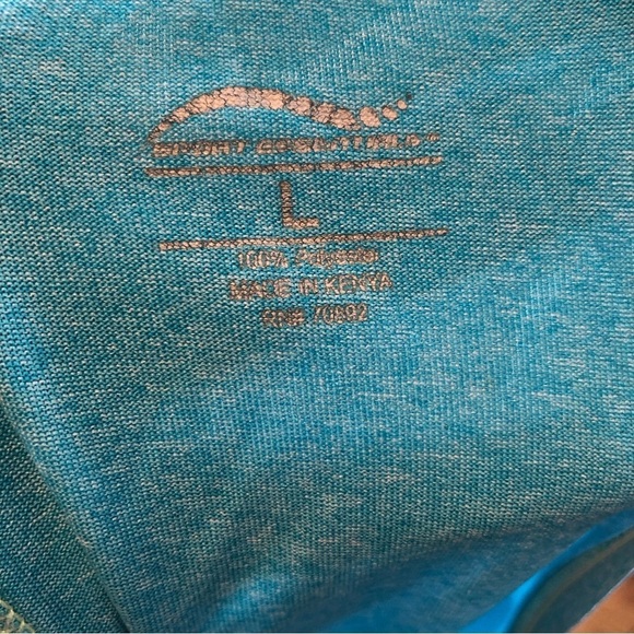 Sport Essentials Teal Athletic Tank Top L - Picture 4 of 7